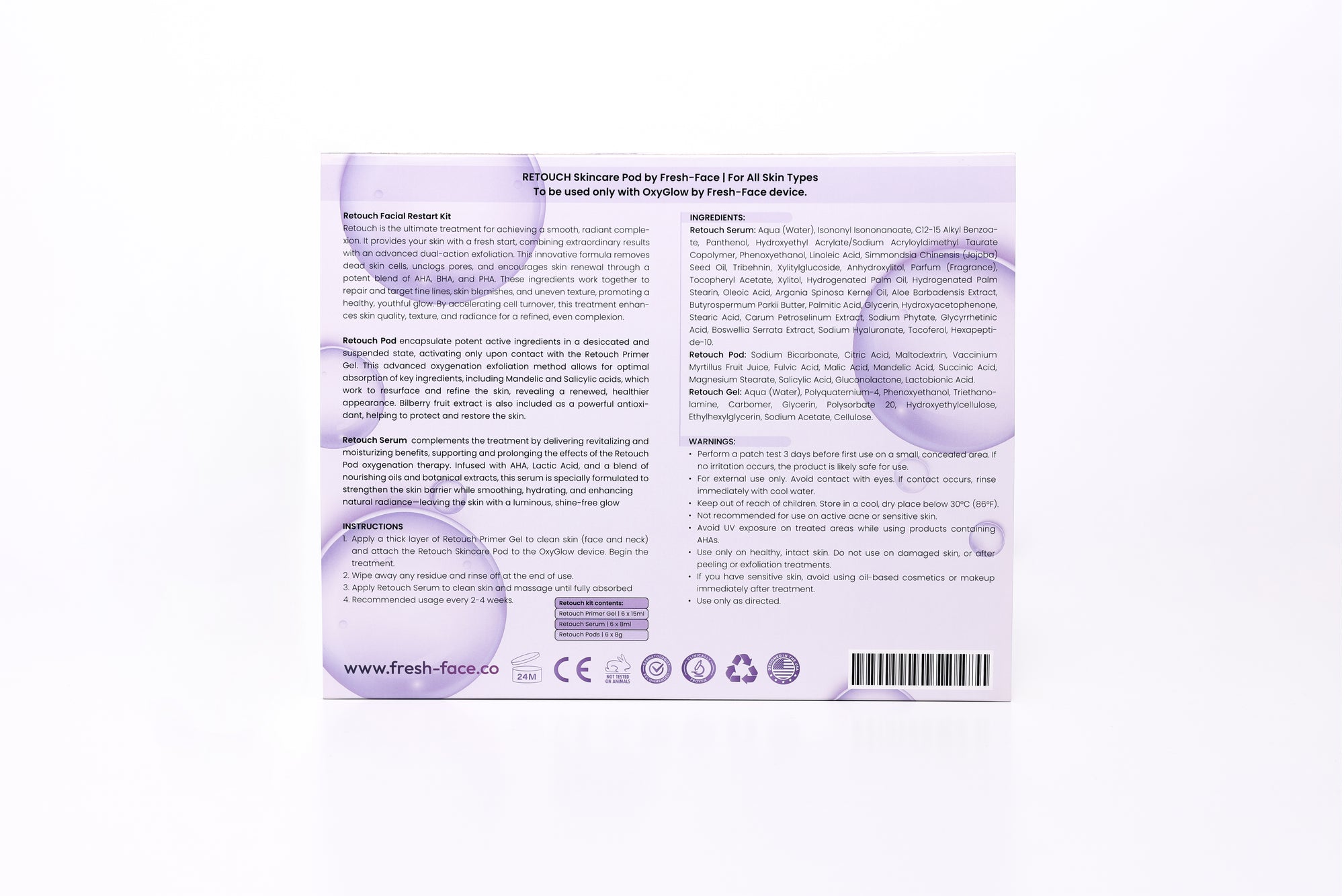 Retouch Skincare Pod by Fresh-Face