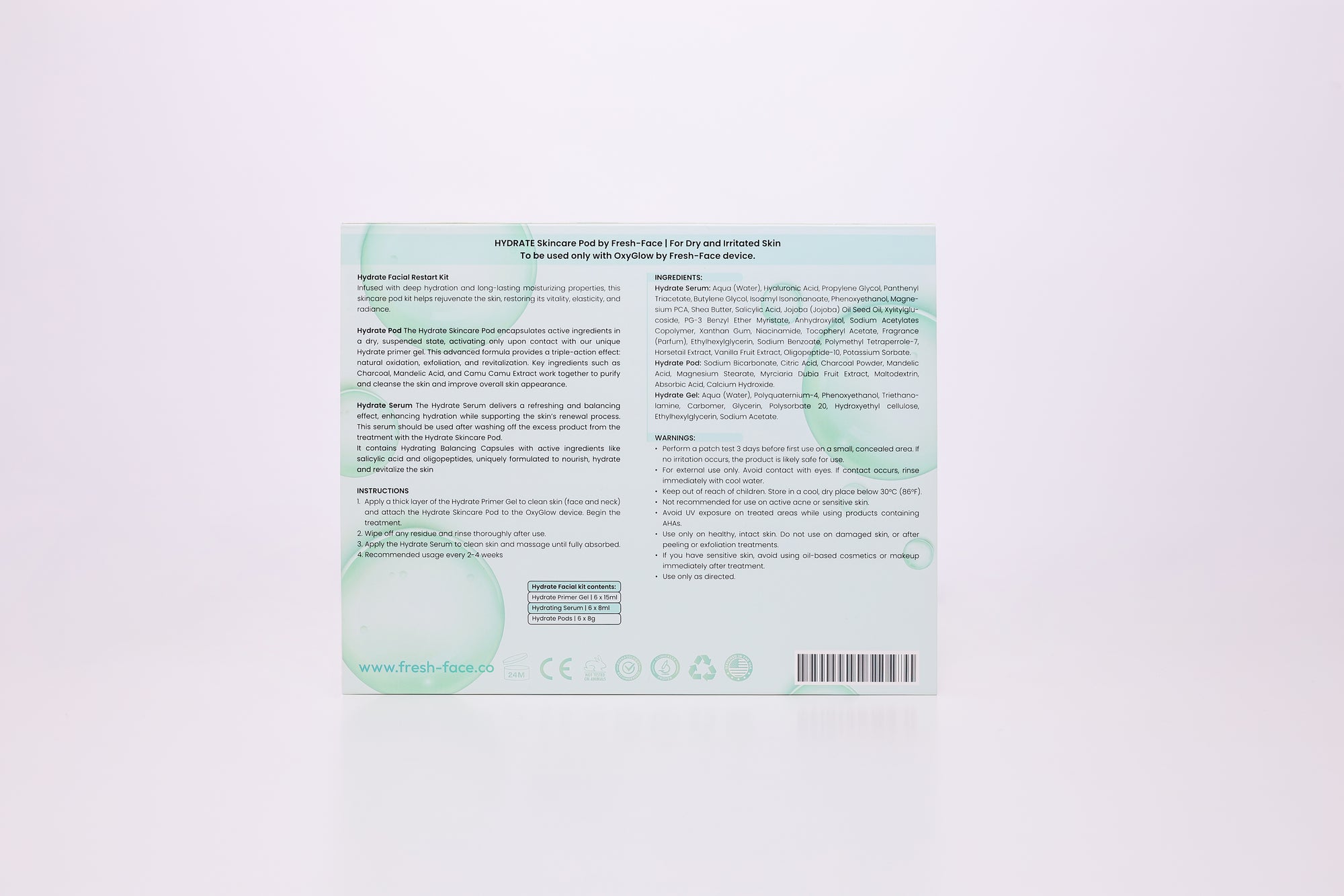 Hydrate Skincare Pod by Fresh-Face